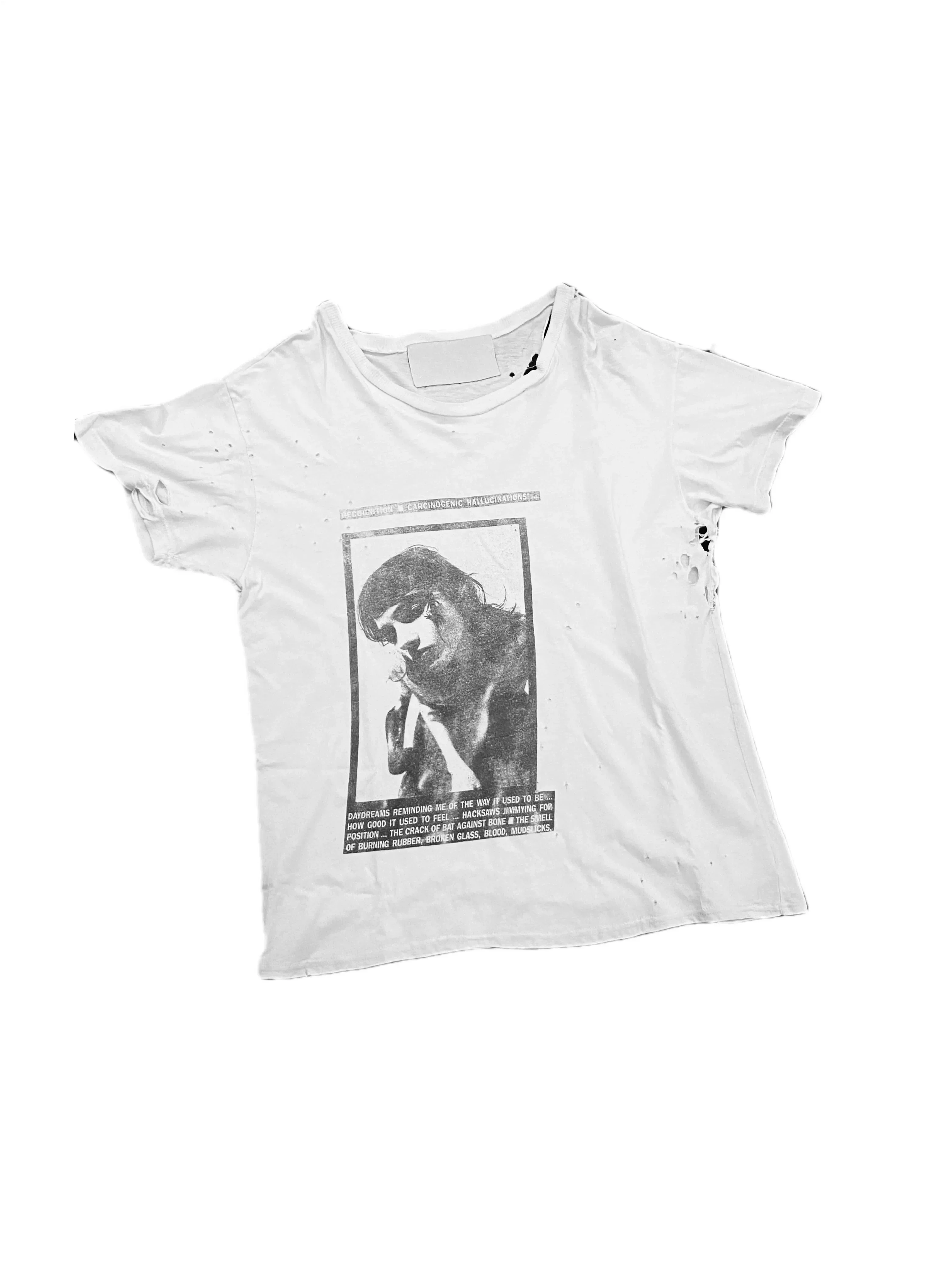ER/D melancholy rich second-generation scarface portrait short-sleeved printed T-shirt 17SS
ER/D melancholy rich second-generation scarface portrait short-sleeved printed T-shirt 17SS
