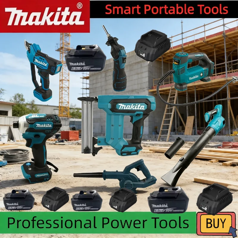 Makita Various Models of Portable Cordless Power Tools Impact Driver Rechargeable Screwdriver 18V Electric Reciprocating Saw
Makita Various Models of Portable Cordless Power Tools Impact Driver Rechargeable Screwdriver 18V Electric Reciprocating Saw