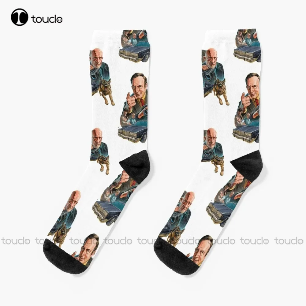 Better Call Saul Season 6 Socks Boys Socks 360° Digital Print Street Skateboard Socks Unisex Adult Creative Funny Socks New Art
Better Call Saul Season 6 Socks Boys Socks 360° Digital Print Street Skateboard Socks Unisex Adult Creative Funny Socks New Art