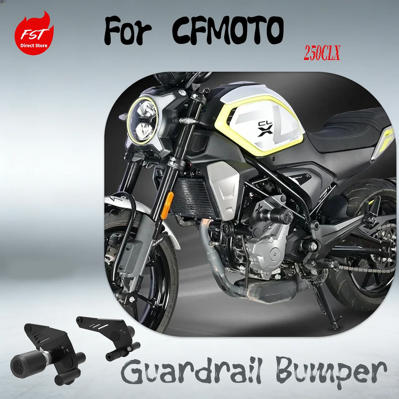 Crash Bars Bumper Anti-Fall Sliders Rod Racing Guard Modified Accessories for CFMOTO 250CLX Motorcycle
Crash Bars Bumper Anti-Fall Sliders Rod Racing Guard Modified Accessories for CFMOTO 250CLX Motorcycle