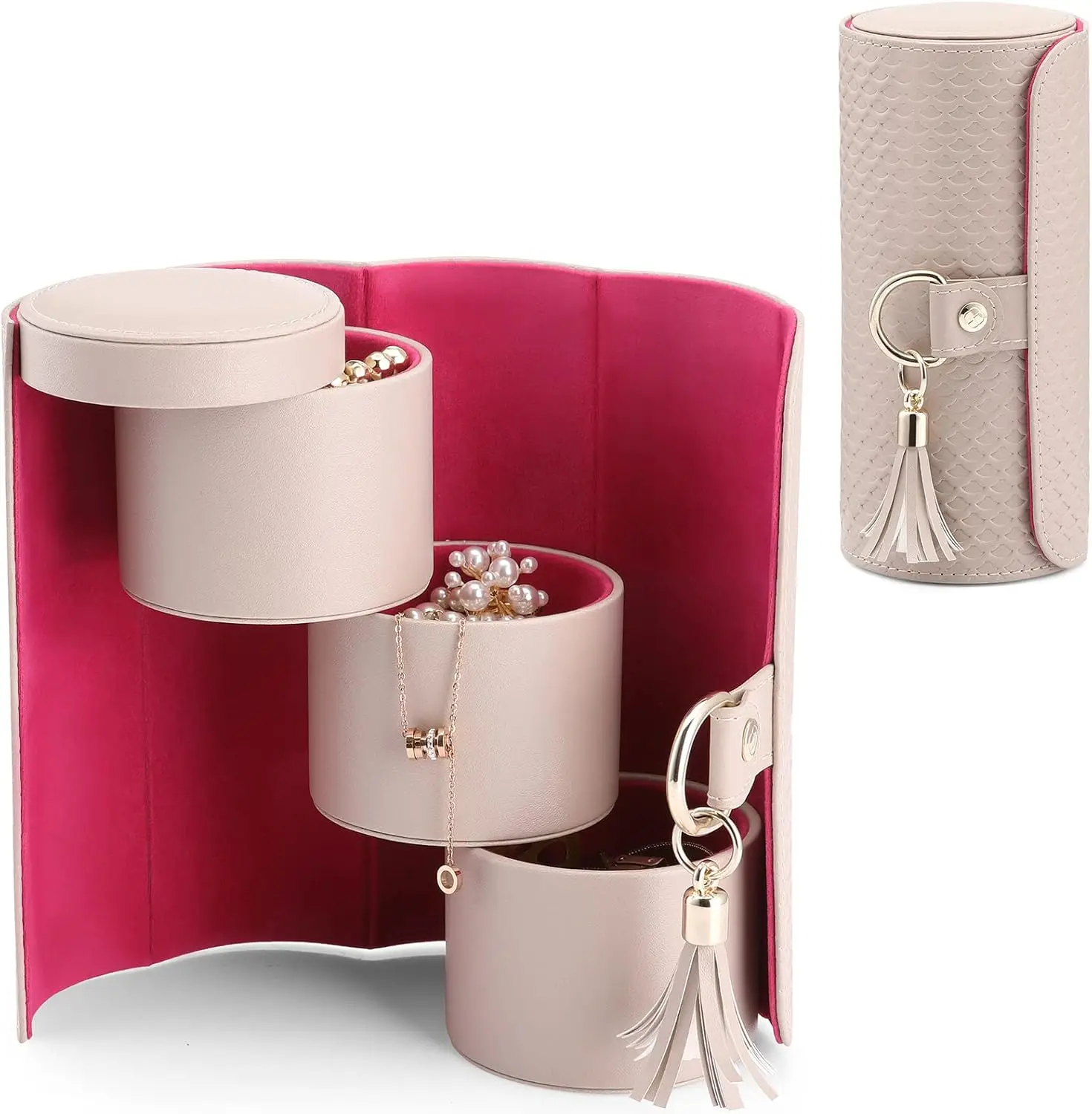 Mothers Day Gifts Her - Small Jewelry Case Box - Travel Essential Accessories for Women, Travelers, Couples, Mom, Friends, Bridesmaid
Mothers Day Gifts Her - Small Jewelry Case Box - Travel Essential Accessories for Women, Travelers, Couples, Mom, Friends, Bridesmaid