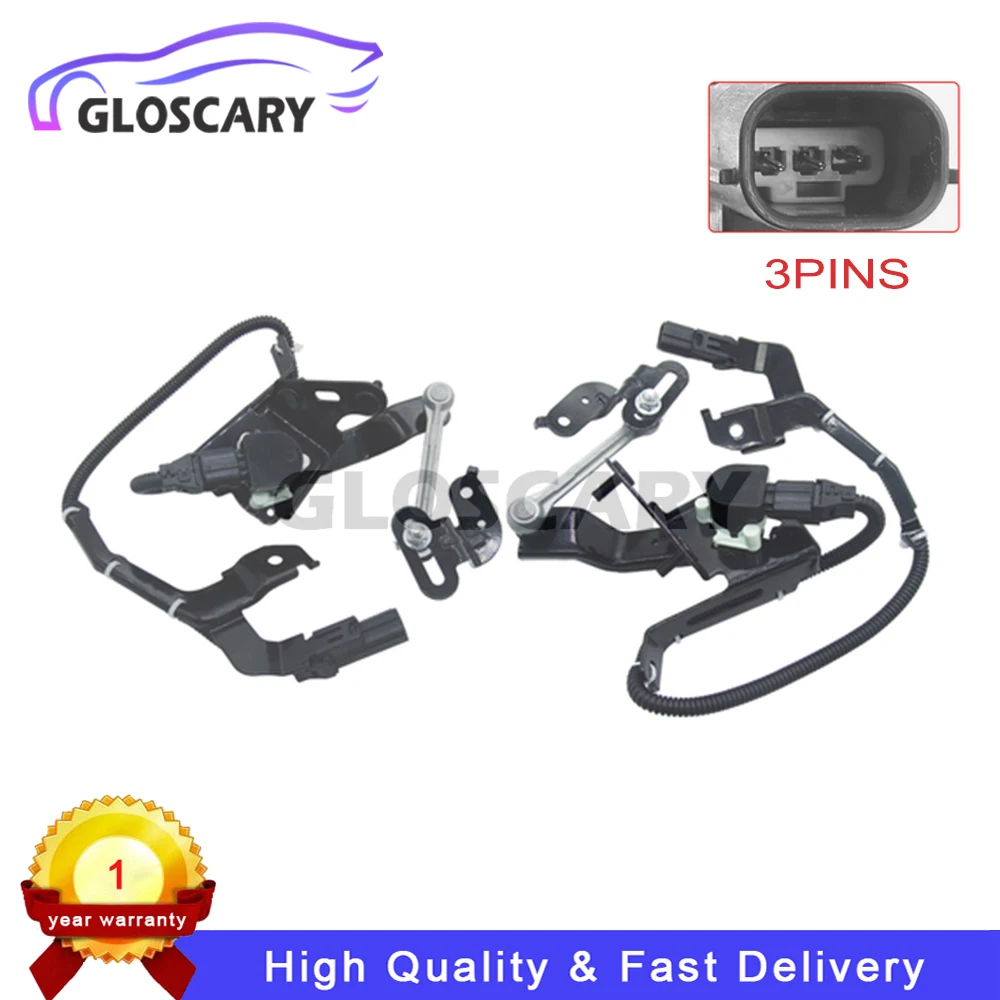 2PCS Rear Left and Right Vehicle Height Level Sensor 3Pins For LEXUS RX350 RX450h 2010 2011 2012 2013 89408-48030 89407-48060
2PCS Rear Left and Right Vehicle Height Level Sensor 3Pins For LEXUS RX350 RX450h 2010 2011 2012 2013 89408-48030 89407-48060