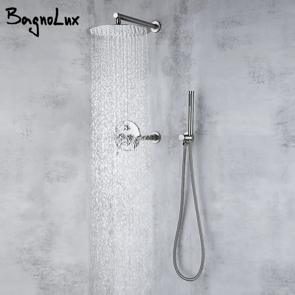 Shower Faucet 3 Ways Wall Mounted 21CM Spout Hot And Cold Shower Mixer Tap 8-16 Inch Rainfall Bathroom Shower System
Shower Faucet 3 Ways Wall Mounted 21CM Spout Hot And Cold Shower Mixer Tap 8-16 Inch Rainfall Bathroom Shower System