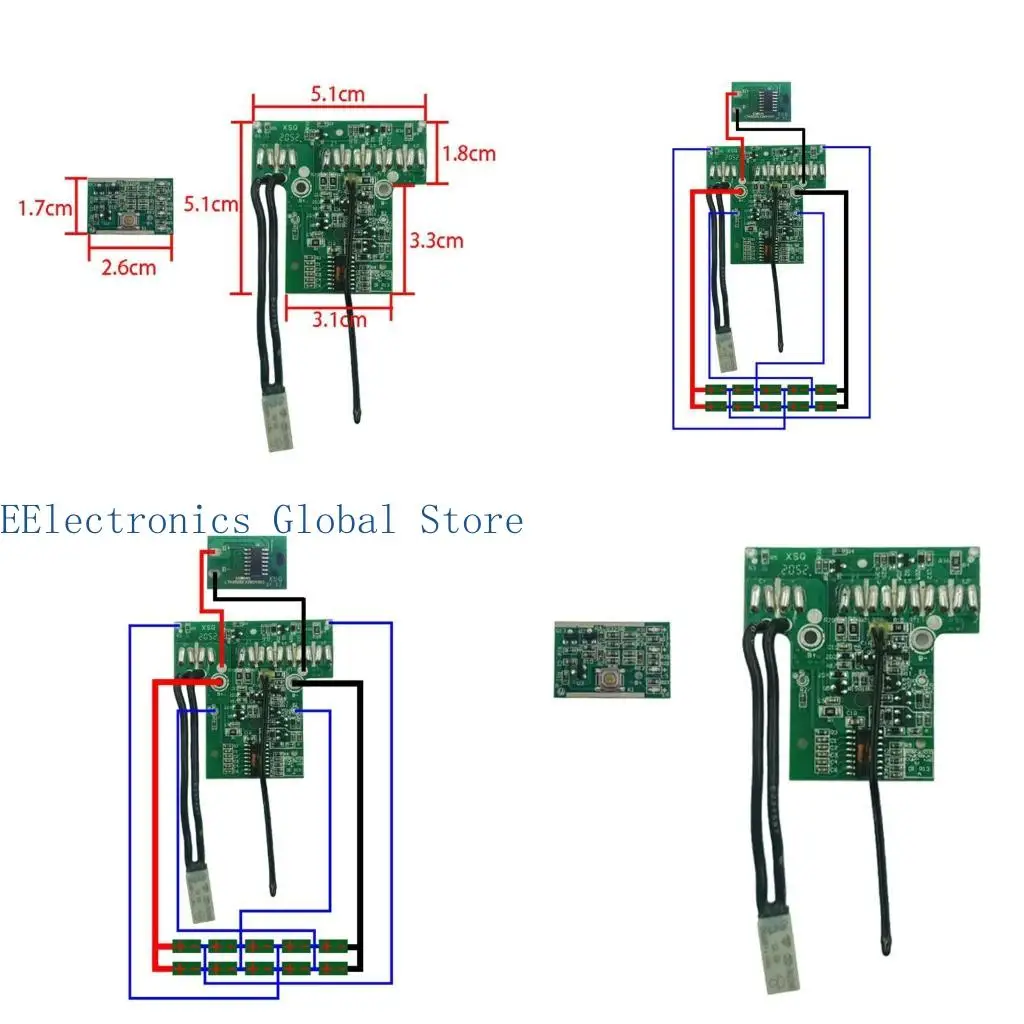 462B Durable 1830 Li-ion Battery for Case PCB Circuit Board Cell Container for 18/20V Battery Box Power Accessories
462B Durable 1830 Li-ion Battery for Case PCB Circuit Board Cell Container for 18/20V Battery Box Power Accessories