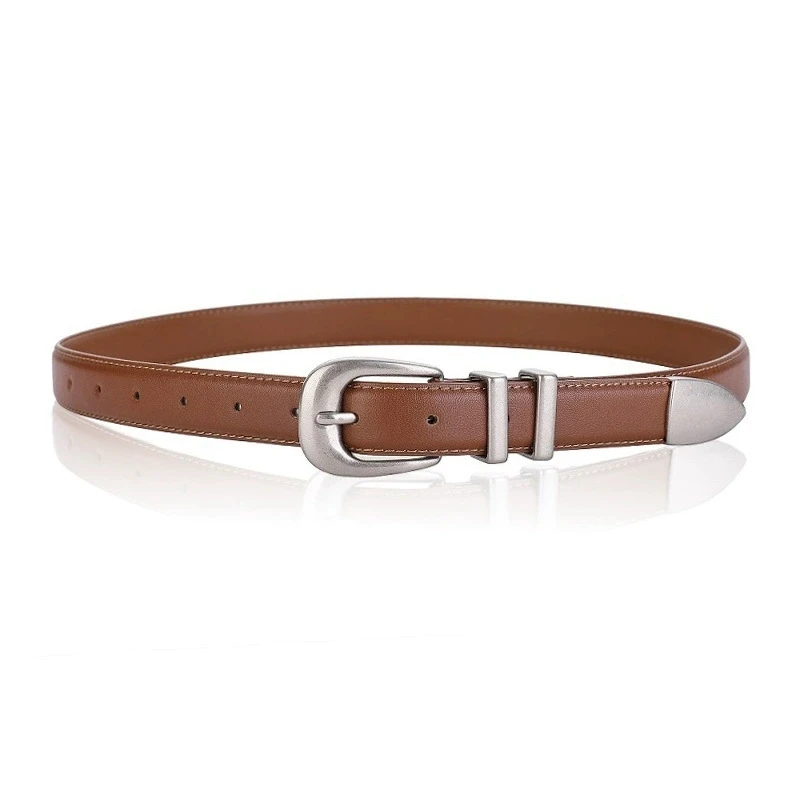 Women's Cowhide Leather Belt All-Match Fashion Decorative Genuine Waistband for Suits & Jeans
Women's Cowhide Leather Belt All-Match Fashion Decorative Genuine Waistband for Suits & Jeans