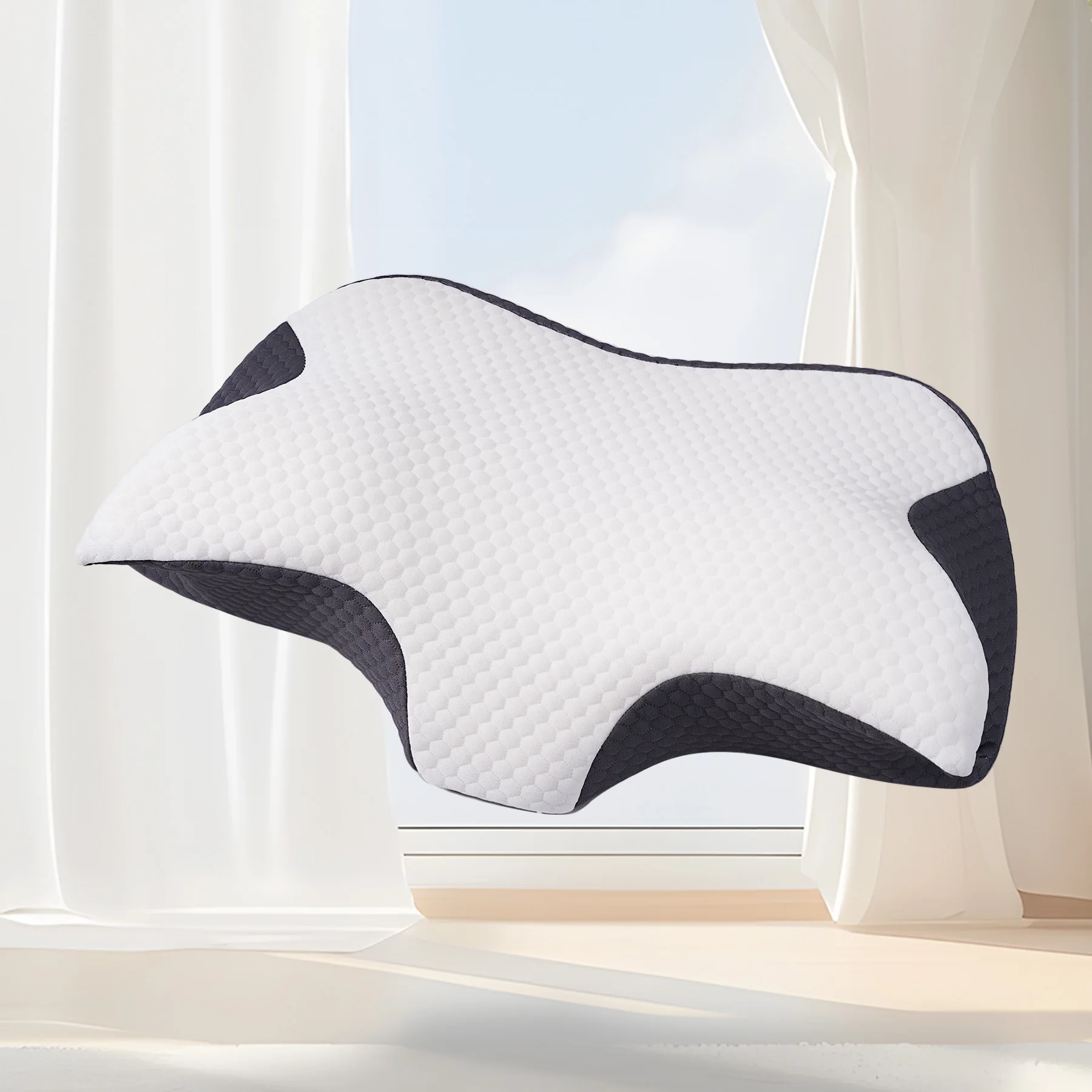 Cervical Pillow for Neck, Contour Neck Pillows for Neck Pain Relief, Ergonomic Side Sleeper Pillow for Sleeping, Orthopedic Memo
Cervical Pillow for Neck, Contour Neck Pillows for Neck Pain Relief, Ergonomic Side Sleeper Pillow for Sleeping, Orthopedic Memo