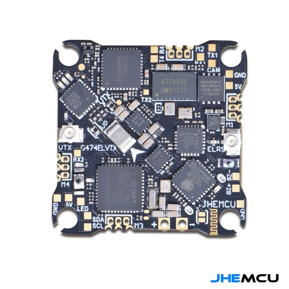 JHEMCU G474ELVTX 5in1 AIO FC STM32G474 Built-in ELRS VTX 1-2S Super Light for Tiny Whoop FPV Drone
JHEMCU G474ELVTX 5in1 AIO FC STM32G474 Built-in ELRS VTX 1-2S Super Light for Tiny Whoop FPV Drone