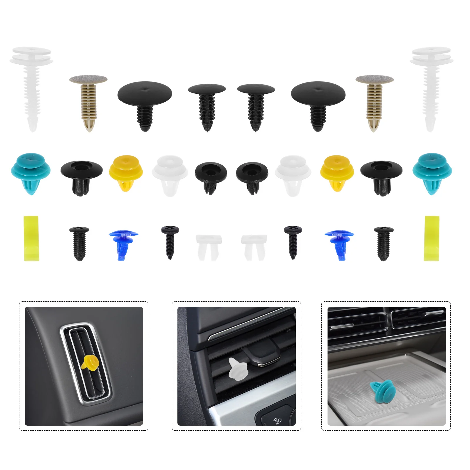 500Pcs Car Retainer Clips Sturdy Push Pins Door Trim Panel Bumper Clips Automotive Fastener Set Car Retainer Clip
500Pcs Car Retainer Clips Sturdy Push Pins Door Trim Panel Bumper Clips Automotive Fastener Set Car Retainer Clip