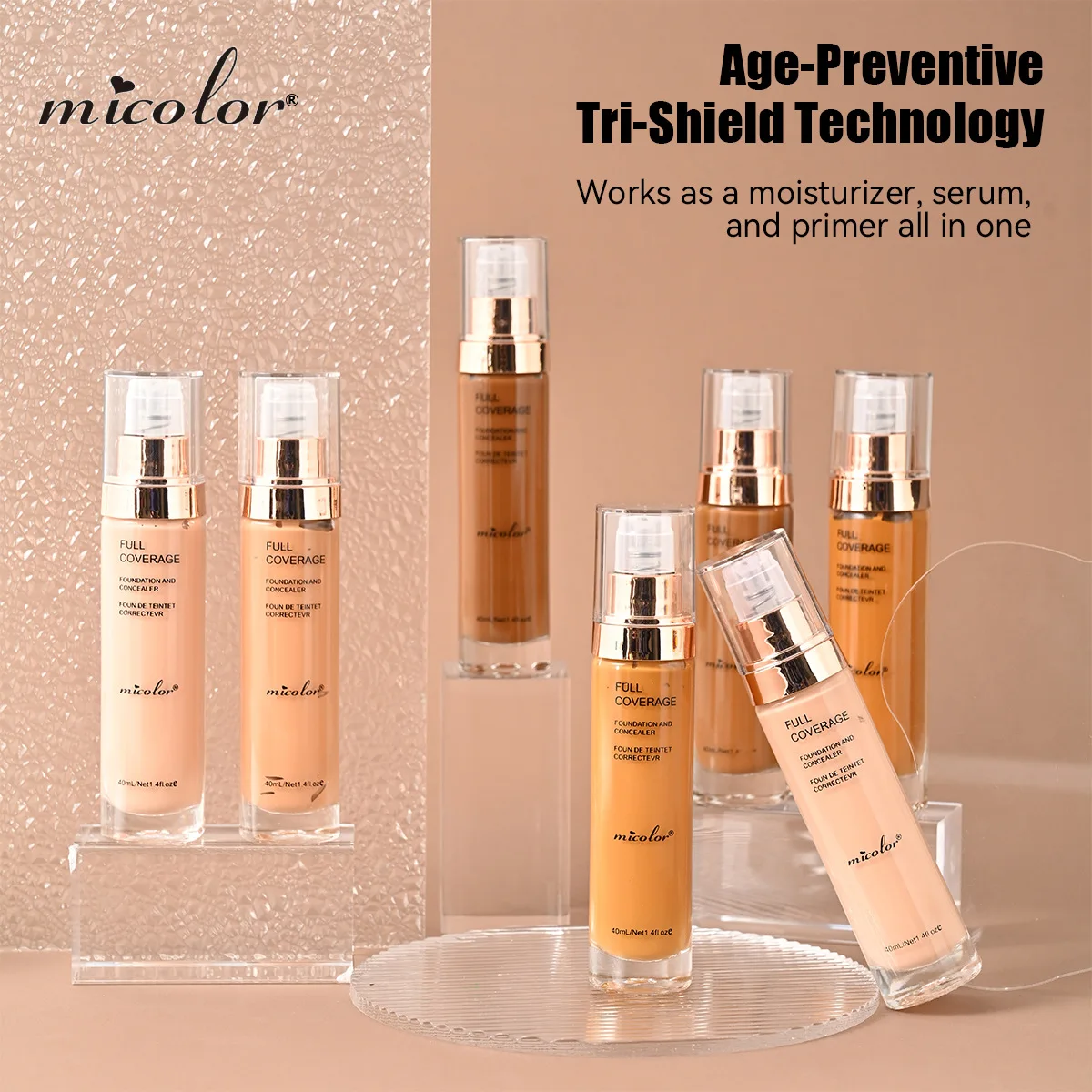 Hot Selling 7 Colors Matte Liquid Foundation Long Lasting Makeup Waterproof Oil Control Concealer Liquid Foundation BB Cream
Hot Selling 7 Colors Matte Liquid Foundation Long Lasting Makeup Waterproof Oil Control Concealer Liquid Foundation BB Cream