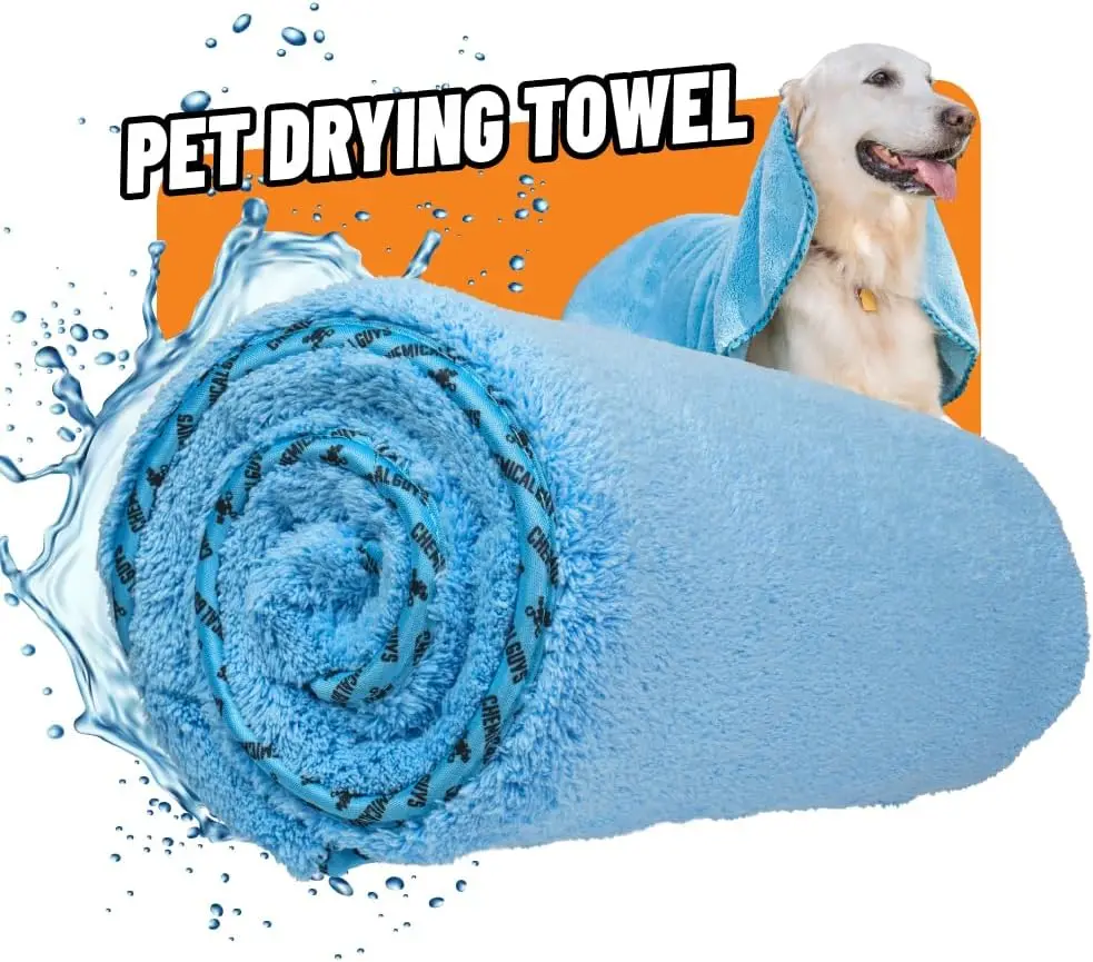Ultra Soft Microfiber Pet Towel for Drying & Grooming Dogs, Cats, Blue 25x36 inches
Ultra Soft Microfiber Pet Towel for Drying & Grooming Dogs, Cats, Blue 25x36 inches