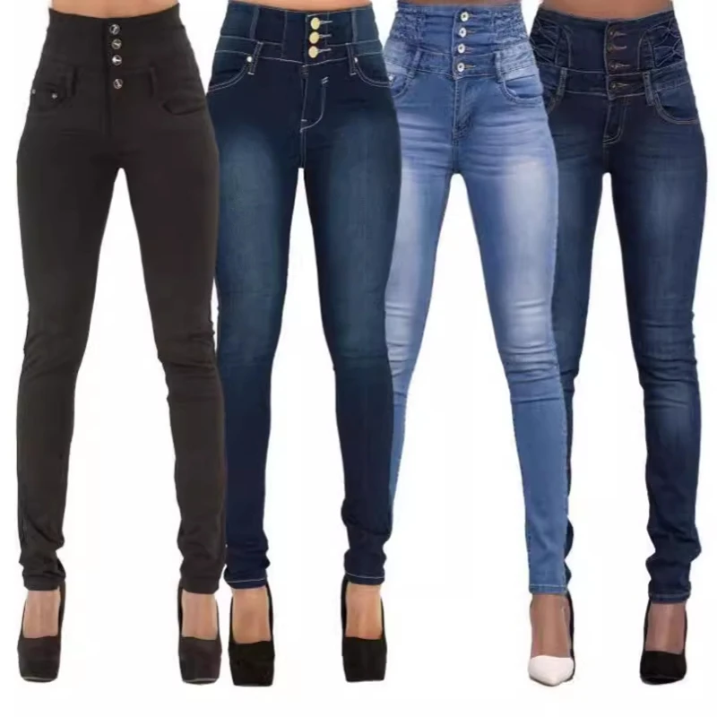 Women Stretch High Waist Slim Fit Skinny Jeans Elastic Tummy Control Casual Denim Pants Trendy Comfortable Fit For Daily Wear
Women Stretch High Waist Slim Fit Skinny Jeans Elastic Tummy Control Casual Denim Pants Trendy Comfortable Fit For Daily Wear