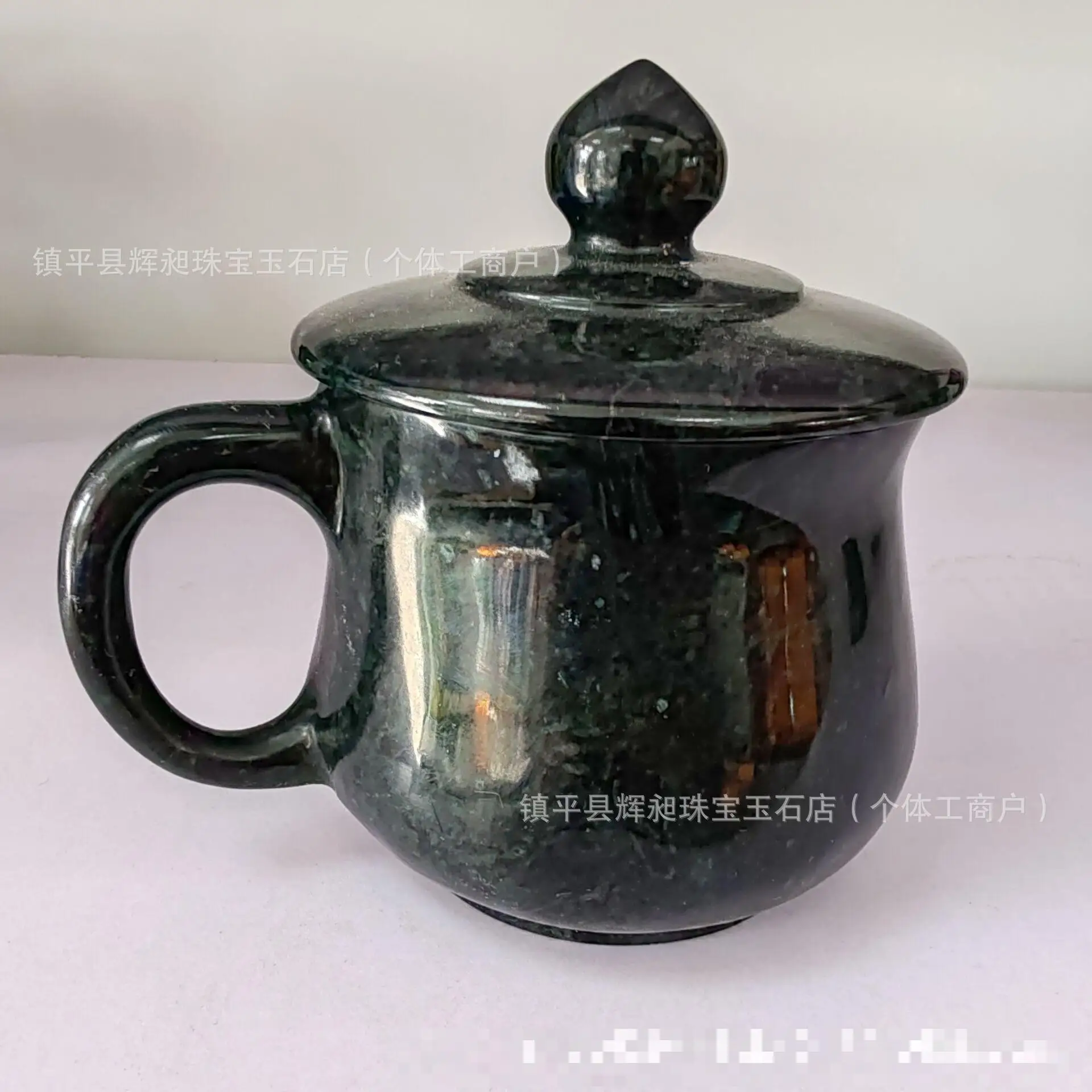 300ml Natural Stone Tea Cup Chinese Tibetan Medicine King Stone Magnetic Jade Mug With Lid And Handle Office Teacup Gift
300ml Natural Stone Tea Cup Chinese Tibetan Medicine King Stone Magnetic Jade Mug With Lid And Handle Office Teacup Gift