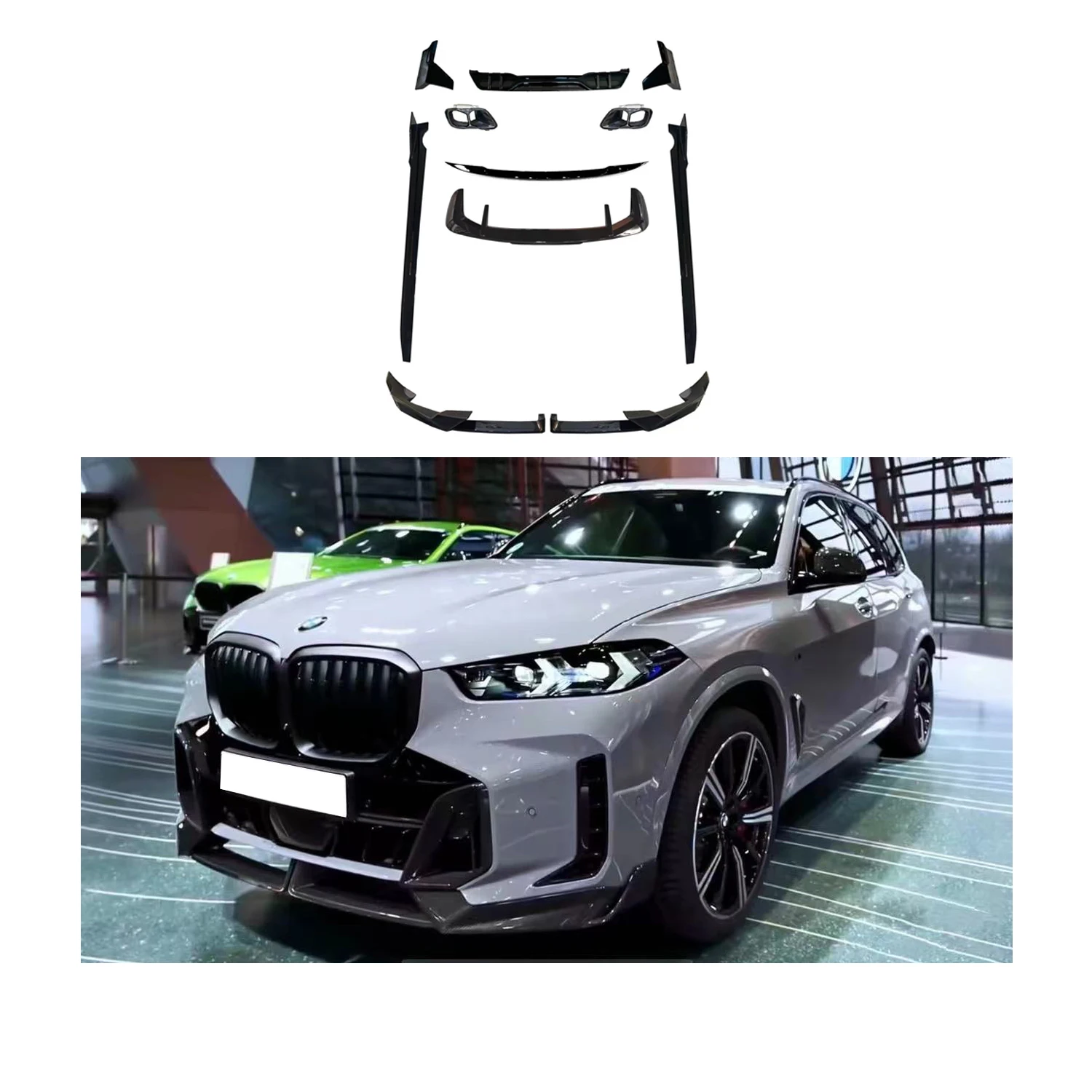 Body Kit for BMW for X5-G05 LCI Side Skirts Front Lip Rear Lip Rear Wing Front and Rear Car Bumper Side Skirts
Body Kit for BMW for X5-G05 LCI Side Skirts Front Lip Rear Lip Rear Wing Front and Rear Car Bumper Side Skirts