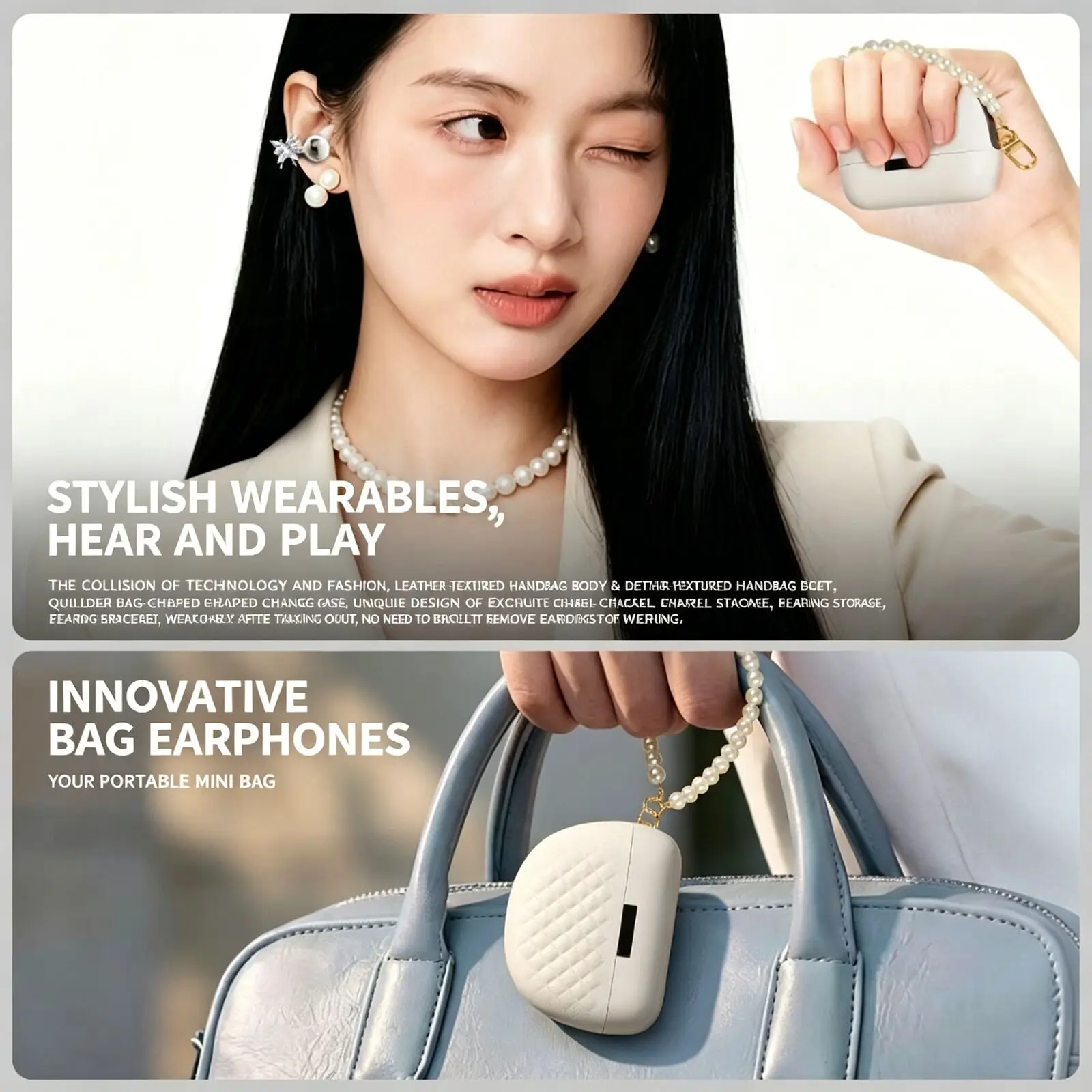 2026 New Stylish Earring Bluetooth Earbud Argyle Clutch Charging Case Noise Reduction Long Battery Life for Girls Daily Use Gift
2026 New Stylish Earring Bluetooth Earbud Argyle Clutch Charging Case Noise Reduction Long Battery Life for Girls Daily Use Gift