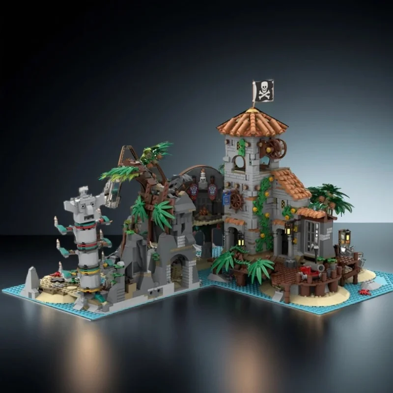 3123PCS MOC Pirate Sailing Treasure Island Pirates Barracuda Bay Model Technology DIY Assembly Building Blocks Display Gift Home
3123PCS MOC Pirate Sailing Treasure Island Pirates Barracuda Bay Model Technology DIY Assembly Building Blocks Display Gift Home