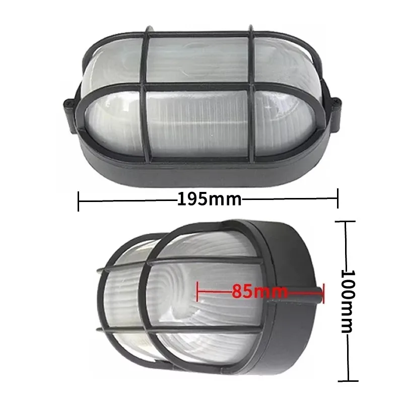 Outdoor Elliptical LED Wall Lamp E27 Waterproof Garden Yard Balcony Road Street Porch Light Retro Corridor Bathroom Ceiling Lamp
Outdoor Elliptical LED Wall Lamp E27 Waterproof Garden Yard Balcony Road Street Porch Light Retro Corridor Bathroom Ceiling Lamp