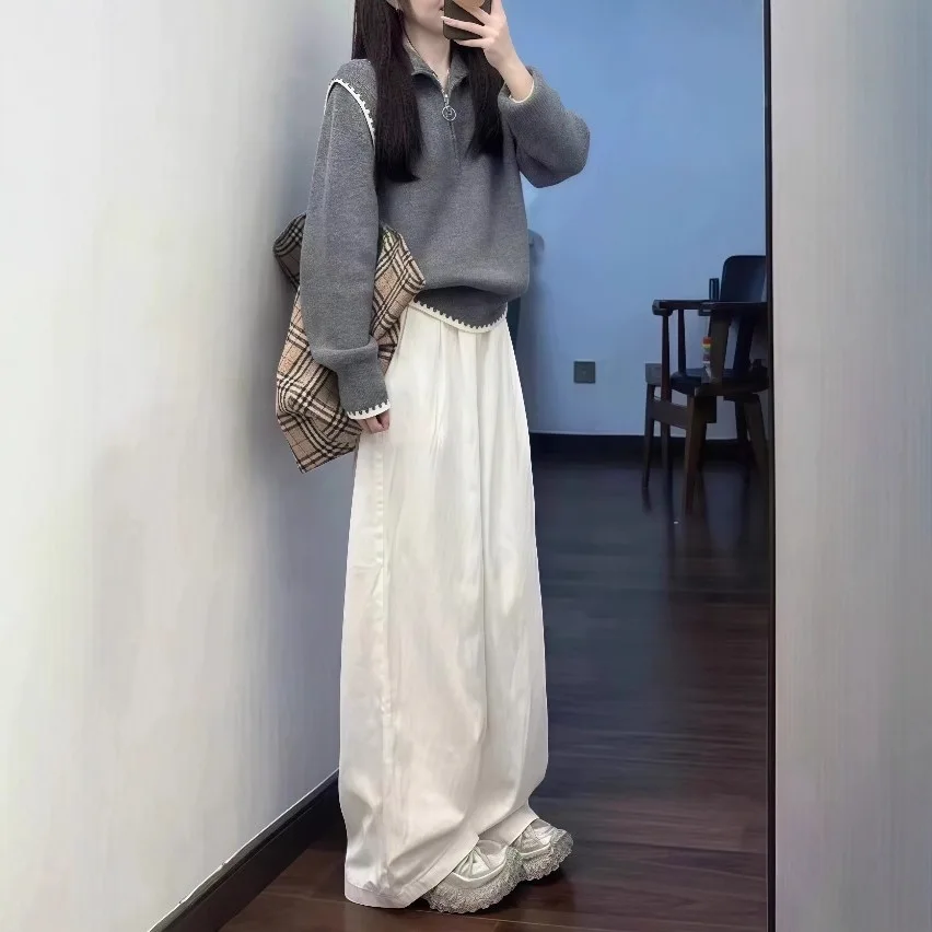 Женский свитер 2025 г., осенне-зимний женский новый вязаный комплект из двух предметов, элегантный правильный наряд, элитный стильный полный ансамбль
Женский свитер 2025 г., осенне-зимний женский новый вязаный комплект из двух предметов, элегантный правильный наряд, элитный стильный полный ансамбль