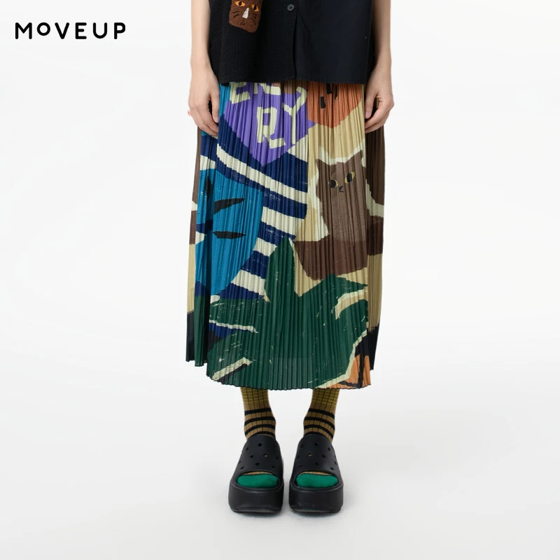 MOVEUP Casual A-Line Skirt 2026 Summer Elastic Waist Pleated Colorful Printed Double Pleated Breathable Dopamine Skirt 325220603
MOVEUP Casual A-Line Skirt 2026 Summer Elastic Waist Pleated Colorful Printed Double Pleated Breathable Dopamine Skirt 325220603