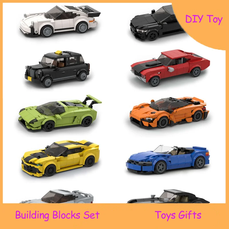 Creative Racing Series Building Blocks Toy Luxury Sports Car Model Building Set for Kids Educational Block Toy Birthday Gifts
Creative Racing Series Building Blocks Toy Luxury Sports Car Model Building Set for Kids Educational Block Toy Birthday Gifts