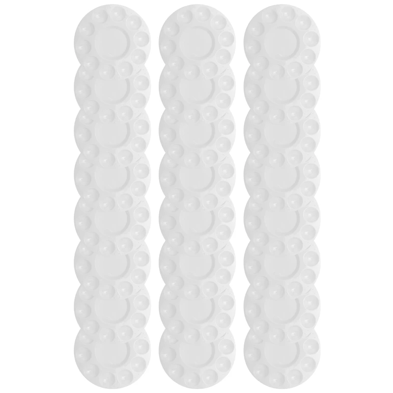 24 Pcs Paint Palette Tray Plastic For Kids And Adults To Create DIY Craft Professional Art Painting
24 Pcs Paint Palette Tray Plastic For Kids And Adults To Create DIY Craft Professional Art Painting