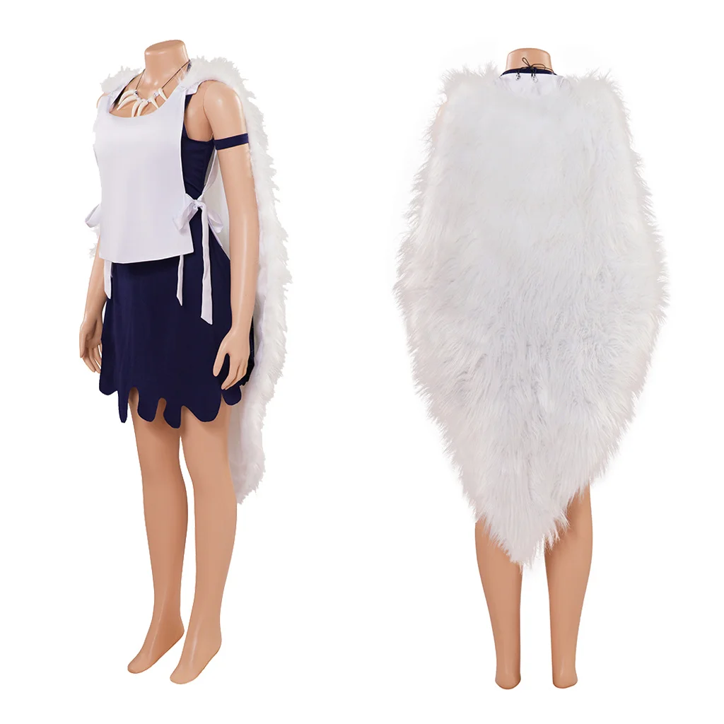 Women Girl Anime San Costume Dress With White Cloak Set Halloween Carnival Party Princess Costume Suit
Women Girl Anime San Costume Dress With White Cloak Set Halloween Carnival Party Princess Costume Suit