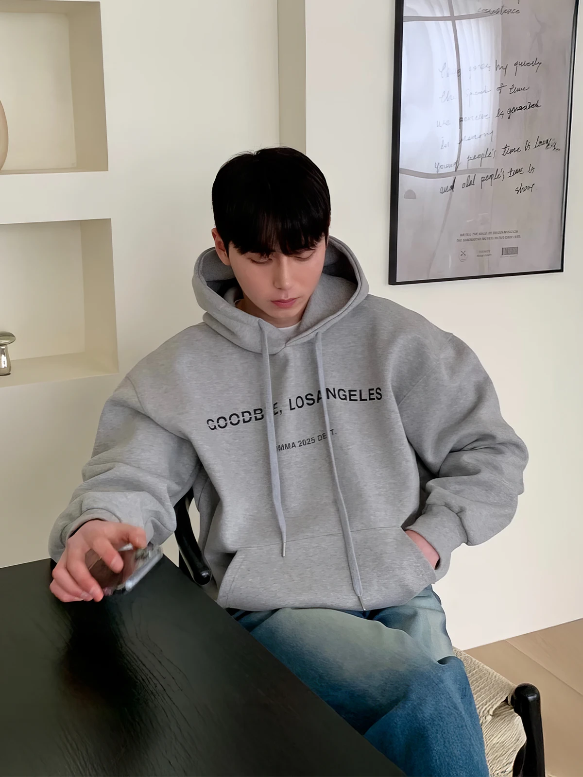Grey Hooded Heavyweight Sweatshirt Men's Spring Summer Loose Casual American Style Letter Print Outerwear Fashionable Streetwear
Grey Hooded Heavyweight Sweatshirt Men's Spring Summer Loose Casual American Style Letter Print Outerwear Fashionable Streetwear