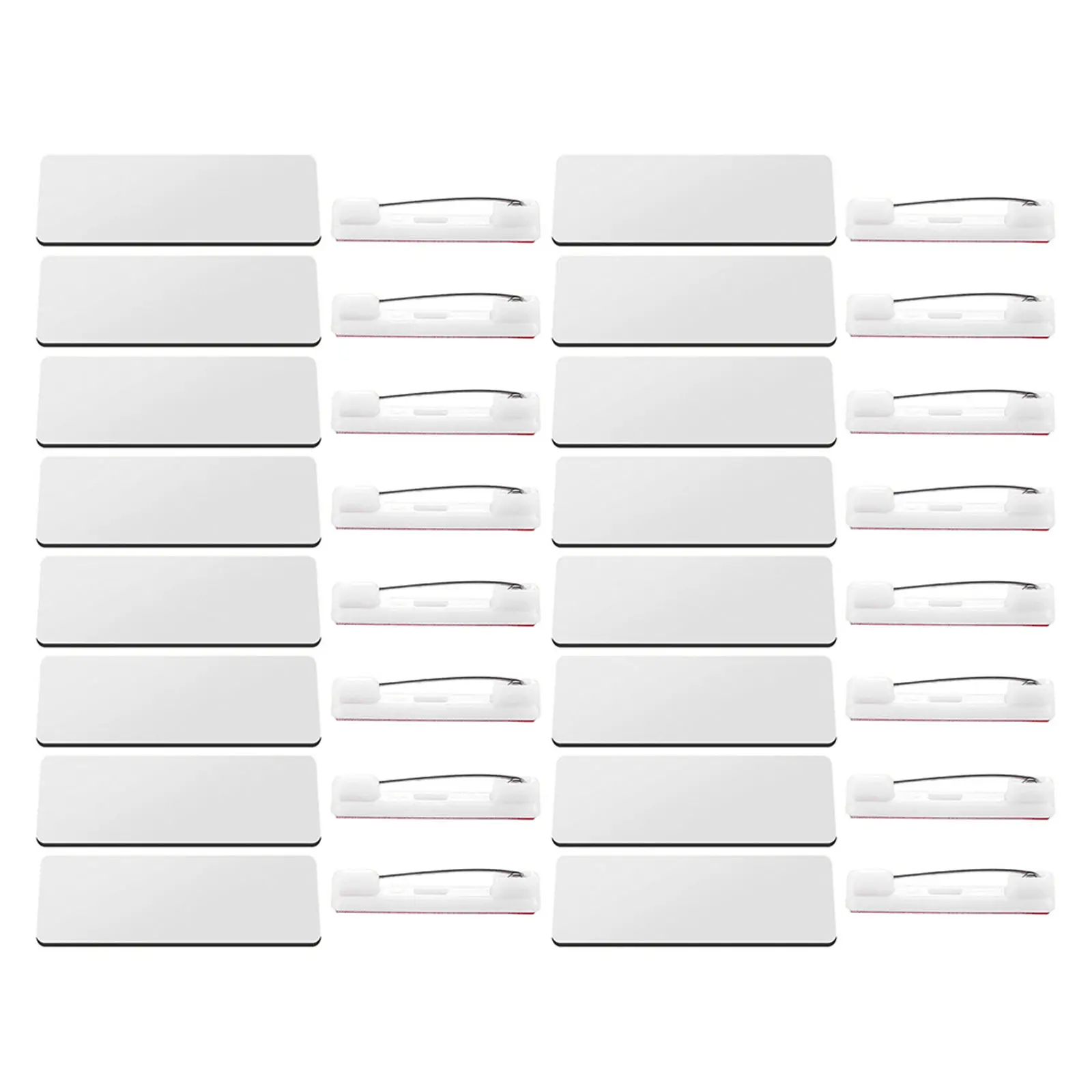 16Pcs DIY Blank Name Badges with Pin Backing Premium Density Board Material for Office School Nursing Home Staff Student Name
16Pcs DIY Blank Name Badges with Pin Backing Premium Density Board Material for Office School Nursing Home Staff Student Name