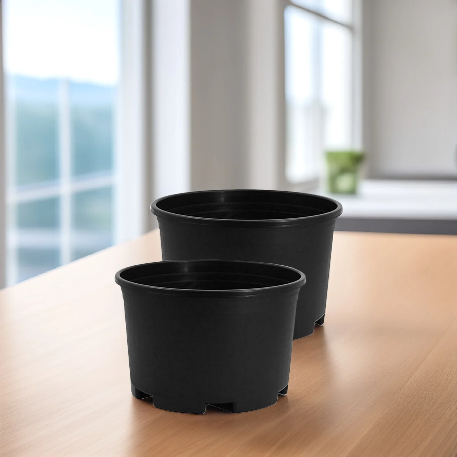2pcs Plastic Flower Pot Blackcurrant Planter Garden Pots for Hydrangea Roses Draining Holes Durable Material
2pcs Plastic Flower Pot Blackcurrant Planter Garden Pots for Hydrangea Roses Draining Holes Durable Material