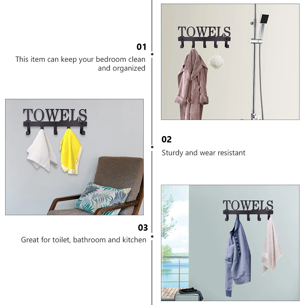 Креативная сверхмощная железная настенная вешалка для полотенец для ванной комнаты, органайзер для хранения, декоративный бытовой органайзер для кухни, туалета, домашний подарок 
Креативная сверхмощная железная настенная вешалка для полотенец для ванной комнаты, органайзер для хранения, декоративный бытовой органайзер для кухни, туалета, домашний подарок