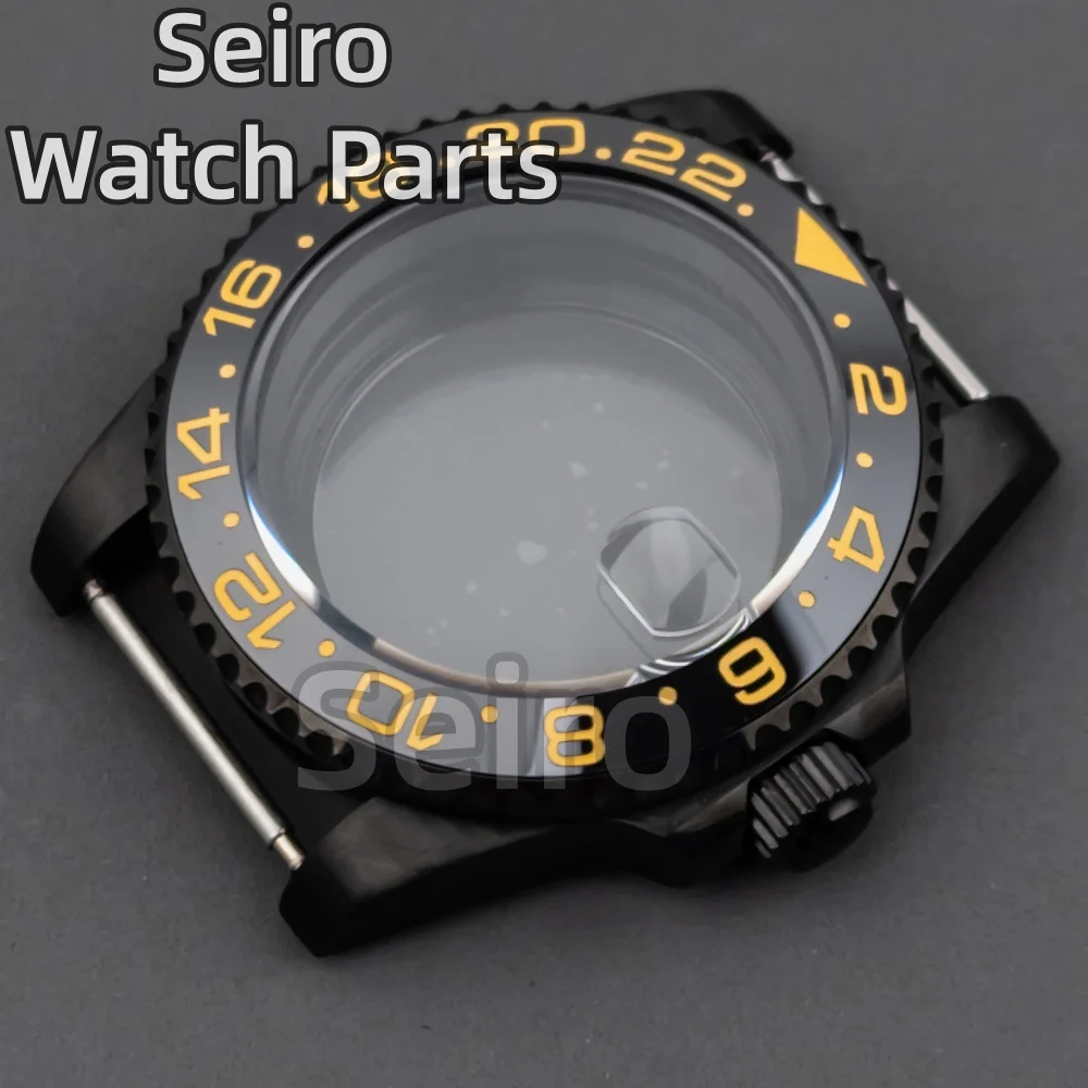 40mm Black PVD NH35 Watch Case Stainless Steel Sapphire Glass 10Bar Waterproof For SUB GMT Yacht Master NH34/NH35/NH36 Movement
40mm Black PVD NH35 Watch Case Stainless Steel Sapphire Glass 10Bar Waterproof For SUB GMT Yacht Master NH34/NH35/NH36 Movement
