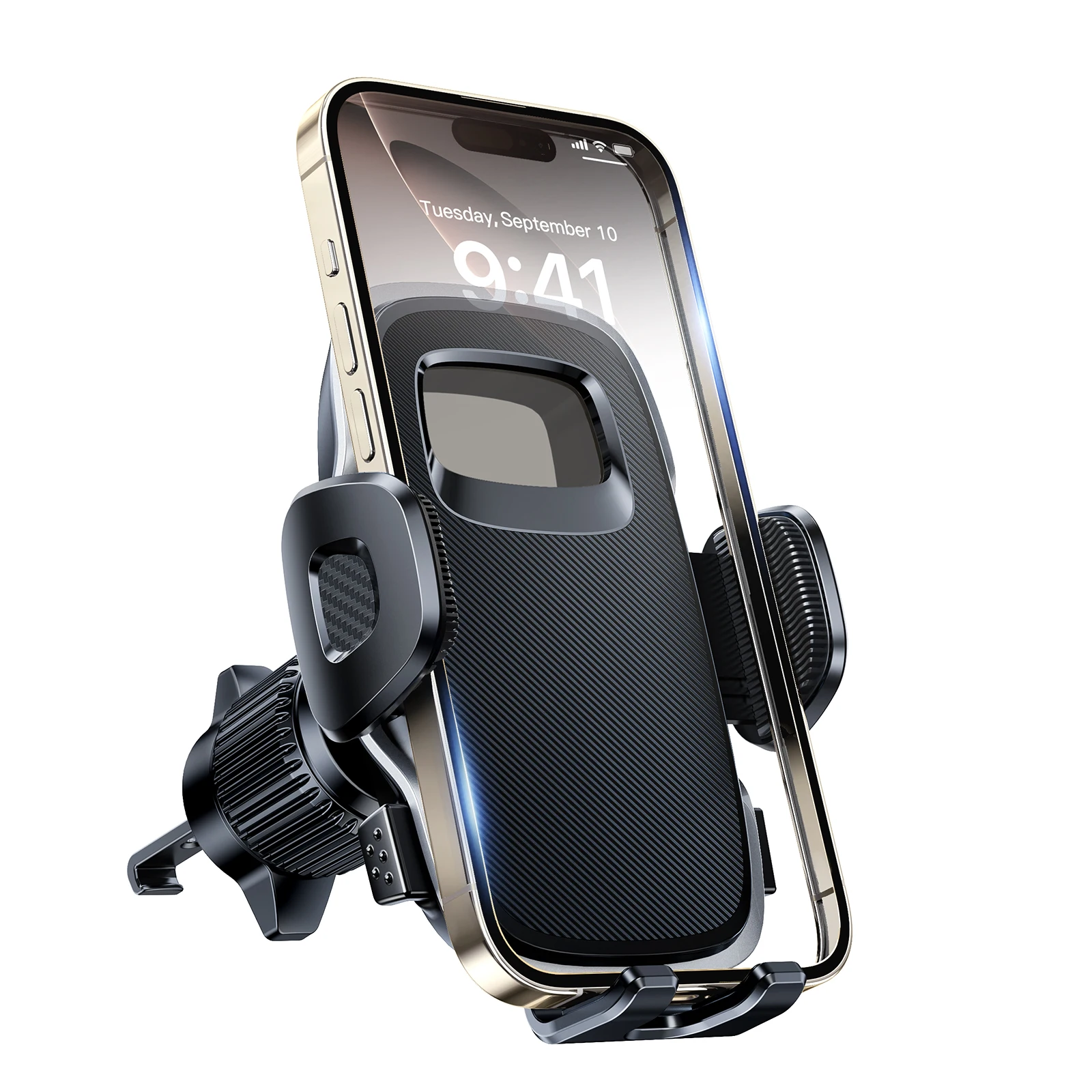 Hipacool Car Phone Holder Stand 360° Rotatable Car Air Vent Phone Bracket for 4-7" Device Stand for iPhone 16/15 Car Accessories
Hipacool Car Phone Holder Stand 360° Rotatable Car Air Vent Phone Bracket for 4-7" Device Stand for iPhone 16/15 Car Accessories