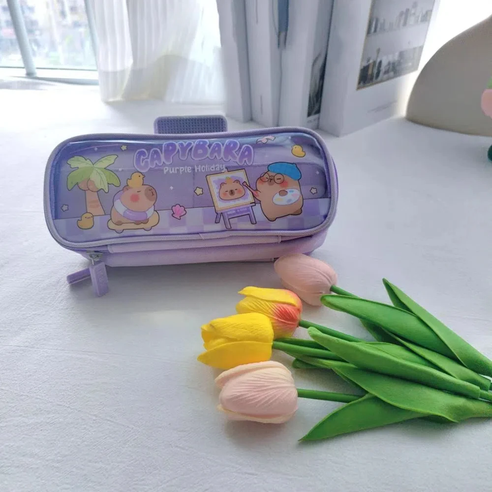 Cute Letter Capybara Pencile Bag Zipper Kawaii Capybara Makeup Bag Waterproof Cartoon Cartoon Pencile Case Women
Cute Letter Capybara Pencile Bag Zipper Kawaii Capybara Makeup Bag Waterproof Cartoon Cartoon Pencile Case Women