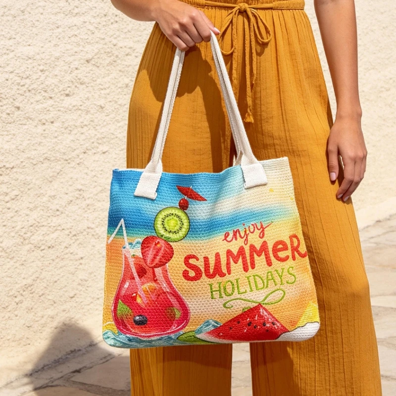 Fashion Printed Pattern Beach Tote Holiday Picnic Large Capacity Reusable Eco Bag Summer Shopping Pouch Foldable Shoulder Bag
Fashion Printed Pattern Beach Tote Holiday Picnic Large Capacity Reusable Eco Bag Summer Shopping Pouch Foldable Shoulder Bag