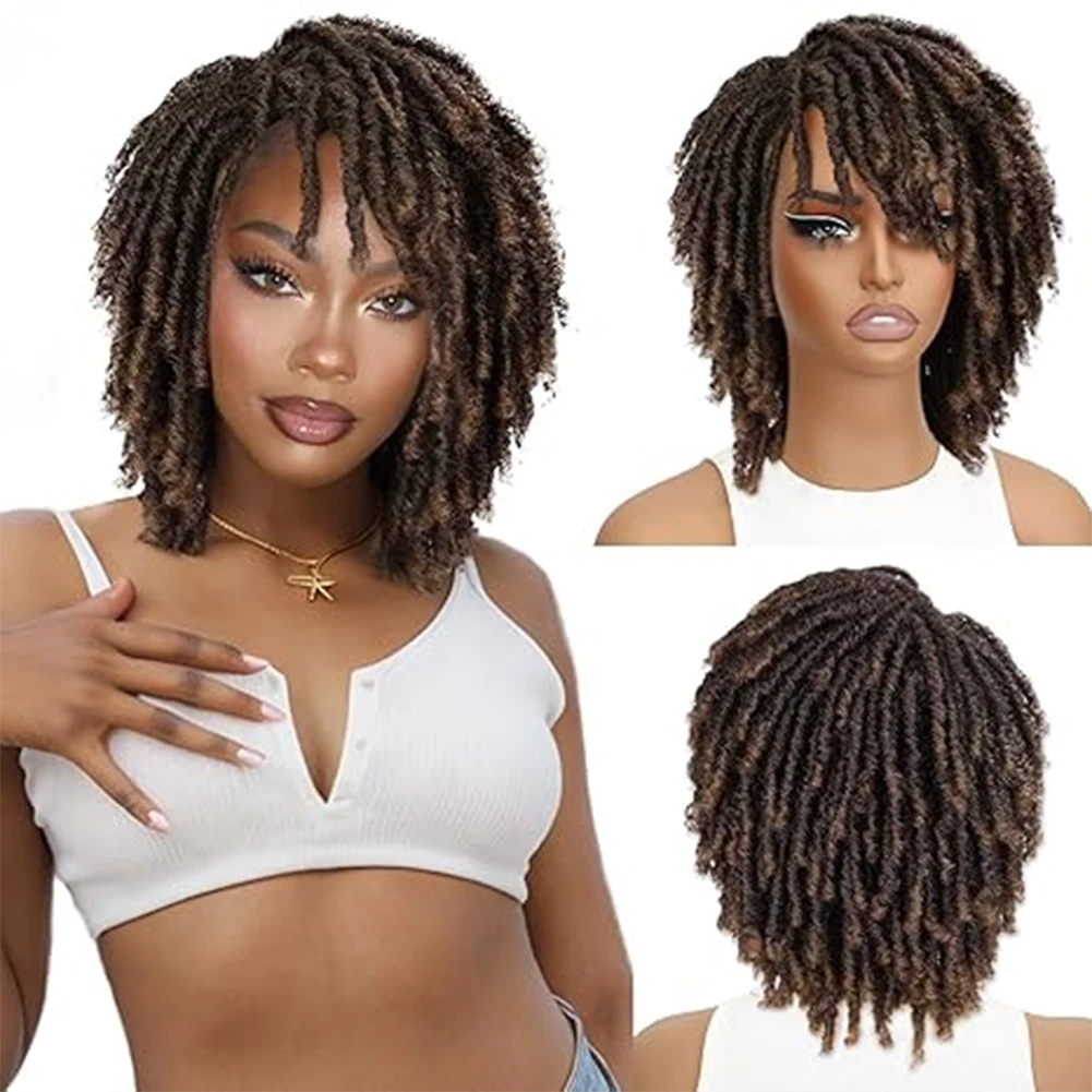 Belle Show Dreadlock Wig Short Twist Wigs for Women Faux Locs Braided Afro Wig Glueless Soft Synthetic Hair Wig
Belle Show Dreadlock Wig Short Twist Wigs for Women Faux Locs Braided Afro Wig Glueless Soft Synthetic Hair Wig