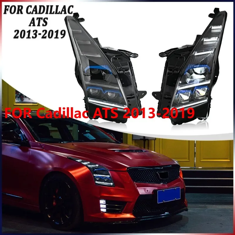 2Pcs LED Headlights Assembly For Cadillac ATS 2013-2019, DRL Animation Front Lamps
2Pcs LED Headlights Assembly For Cadillac ATS 2013-2019, DRL Animation Front Lamps
