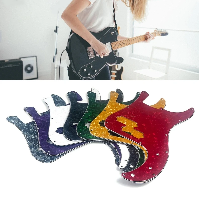 YD61 11 Hole Bass Pickguard Electric Bass Scratch Plate 4 String Bass Pickguard for Standard Bass
YD61 11 Hole Bass Pickguard Electric Bass Scratch Plate 4 String Bass Pickguard for Standard Bass