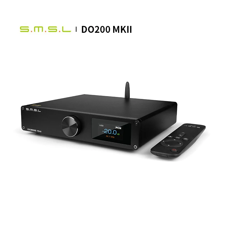 SMSL DO200 MKII ES9068AS*2 MQA Decoder BT5.0 32Bit/768kHz DSD512 OPA1612*5 with Remote Control DO200MKII
SMSL DO200 MKII ES9068AS*2 MQA Decoder BT5.0 32Bit/768kHz DSD512 OPA1612*5 with Remote Control DO200MKII
