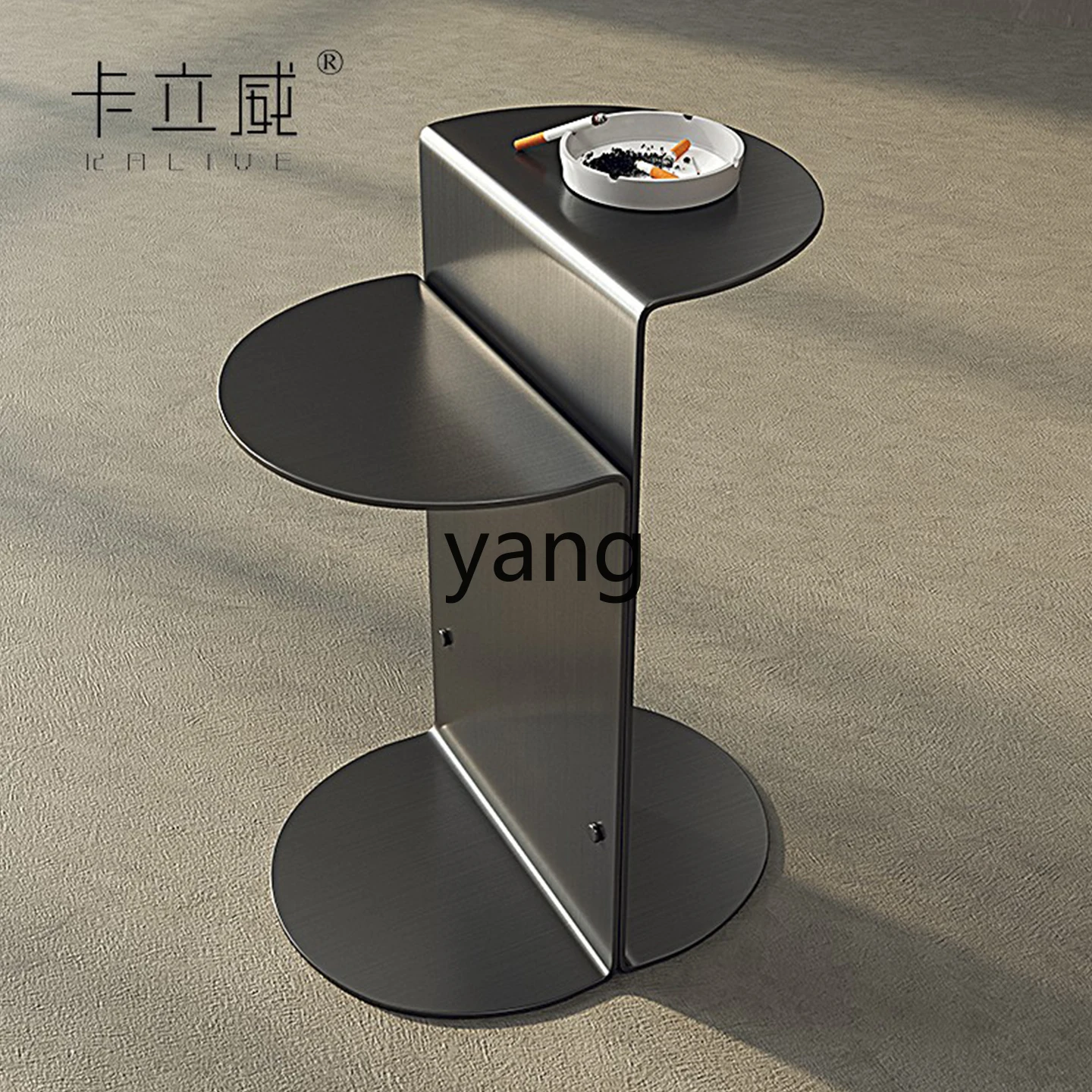 LMM stainless steel black titanium edge small corner card sofa living room bedroom wabi sabi wind small coffee table
LMM stainless steel black titanium edge small corner card sofa living room bedroom wabi sabi wind small coffee table