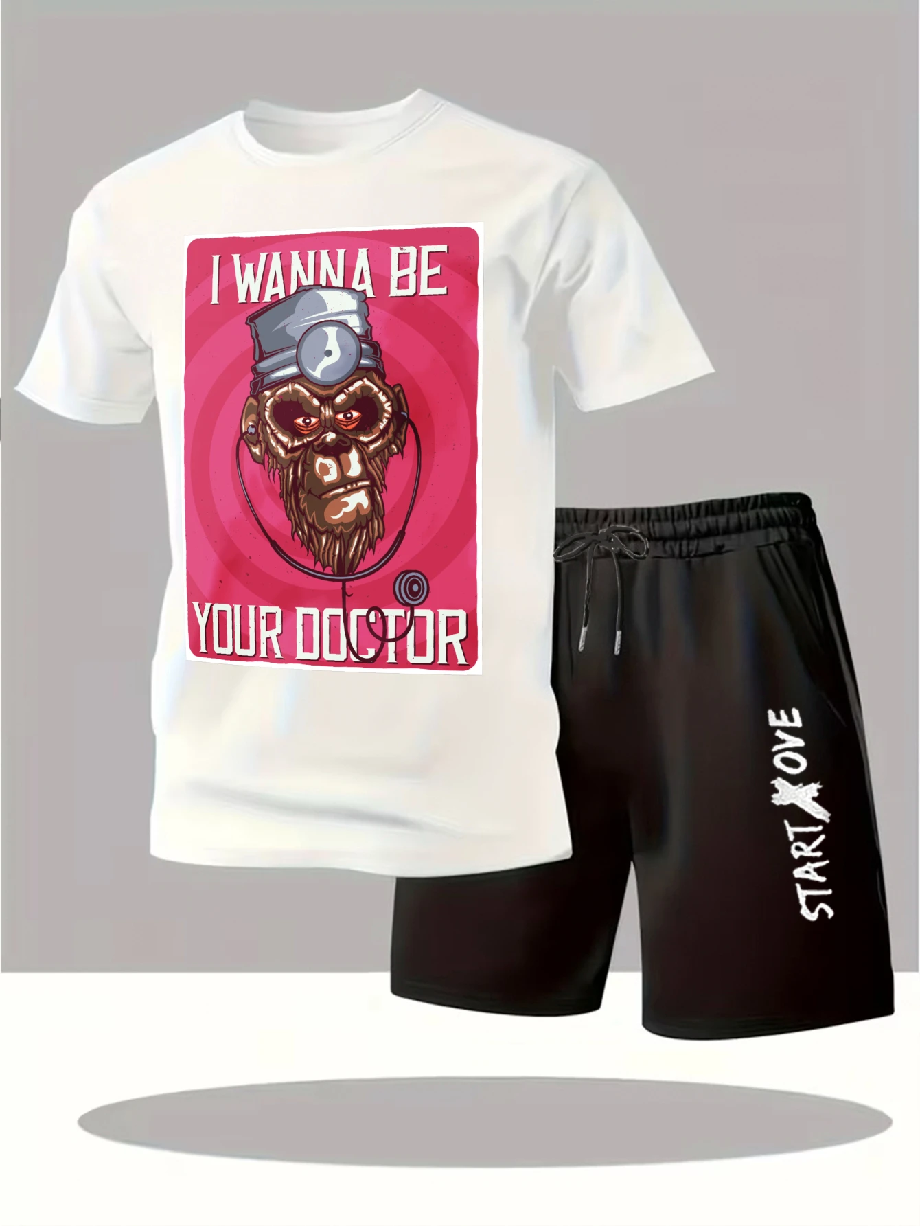 Мужские комплекты 2025: Новинка! Модный костюм-двойка с коротким рукавом, спортивный костюм для мужчин, графический принт, мужская одежда в стиле дрип.
Мужские комплекты 2025: Новинка! Модный костюм-двойка с коротким рукавом, спортивный костюм для мужчин, графический принт, мужская одежда в стиле дрип.