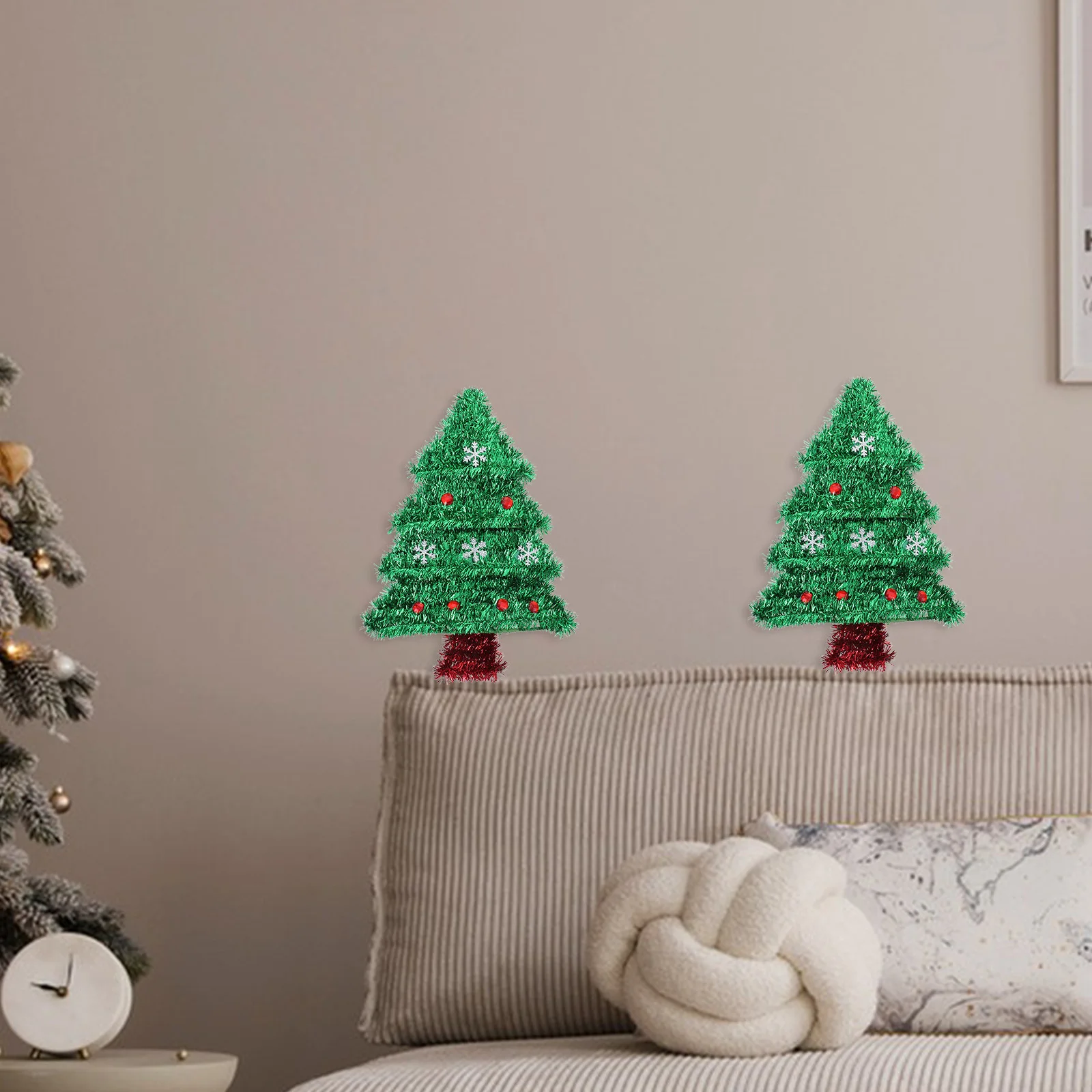 2pcs Personalized Hanging Ornaments Premium Fringed Xmas Tree Decor Festival Christmas Decoration Props For Home Window Door 
2pcs Personalized Hanging Ornaments Premium Fringed Xmas Tree Decor Festival Christmas Decoration Props For Home Window Door