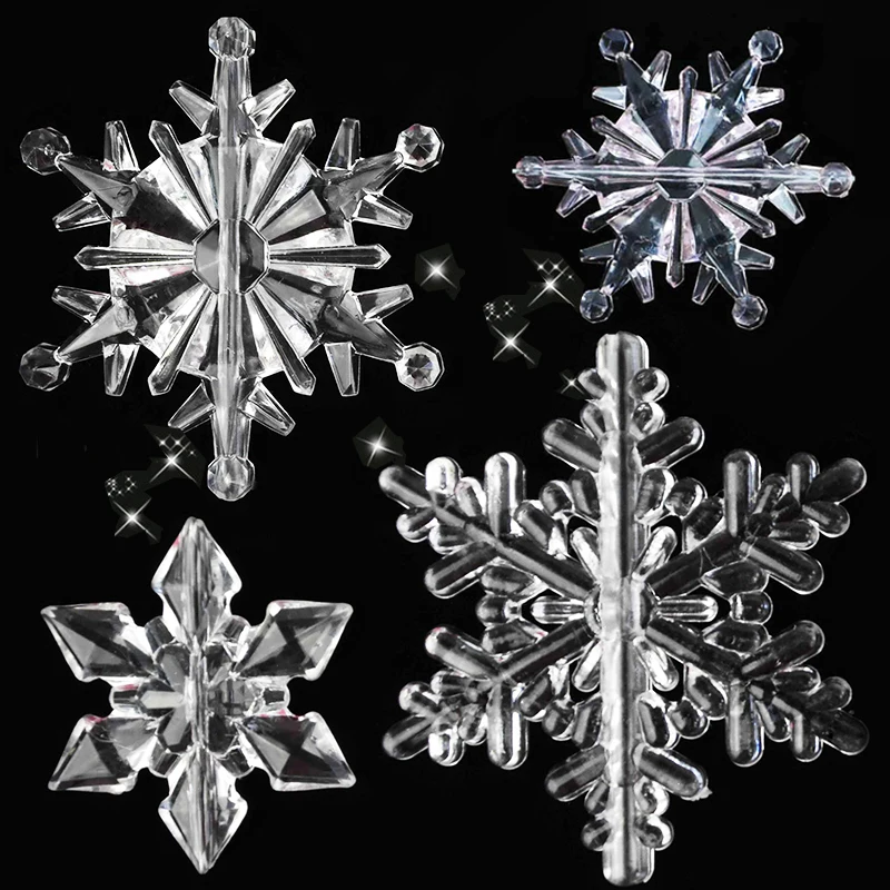 10pcs Christmas Ornaments Crystal Acrylic Transparent Snowflake Pendant Christmas Tree Hanging Decor New Year Xmas Party Supply
10pcs Christmas Ornaments Crystal Acrylic Transparent Snowflake Pendant Christmas Tree Hanging Decor New Year Xmas Party Supply