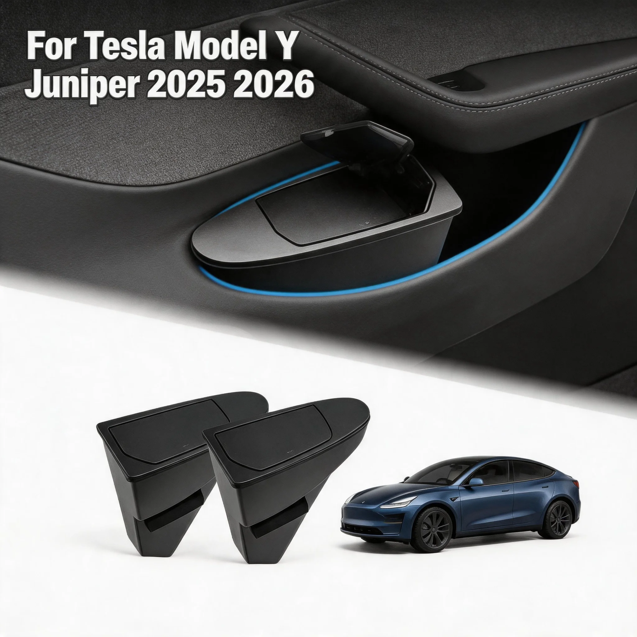 For Tesla Model Y Juniper 2025 26 Custom Fit Dual Function 2PCS Front Door Trash Can Door Storage Box Garbage Bin Organizer Car
For Tesla Model Y Juniper 2025 26 Custom Fit Dual Function 2PCS Front Door Trash Can Door Storage Box Garbage Bin Organizer Car