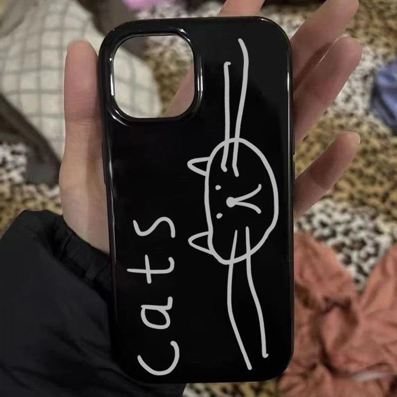 Korean Lovely Big Cat Head Phone Case For iPhone 16 Plus 15 14 13 12 11 Pro Max X XR XS Max 7 8 Plus 16E Shockproof Soft Cover
Korean Lovely Big Cat Head Phone Case For iPhone 16 Plus 15 14 13 12 11 Pro Max X XR XS Max 7 8 Plus 16E Shockproof Soft Cover