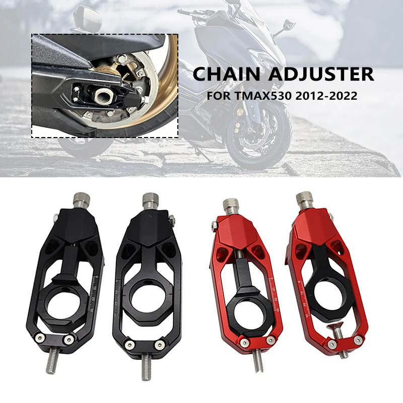 For Yamaha TMAX 530 T-MAX530 Tmax530 2012-2022 2021 2020 2019 2018 Motorcycle Rear Axle Chain Adjuster Tensioner Catena Spool
For Yamaha TMAX 530 T-MAX530 Tmax530 2012-2022 2021 2020 2019 2018 Motorcycle Rear Axle Chain Adjuster Tensioner Catena Spool