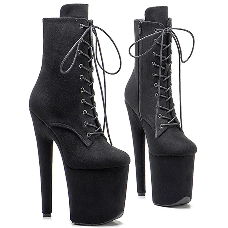 LAIJIANJINXIA New 20CM/8Inch Ankle Boots Extreme High Heels Women's Shoes Fetish Heel Sexy Exotic Pole Dance Booties Suede
LAIJIANJINXIA New 20CM/8Inch Ankle Boots Extreme High Heels Women's Shoes Fetish Heel Sexy Exotic Pole Dance Booties Suede