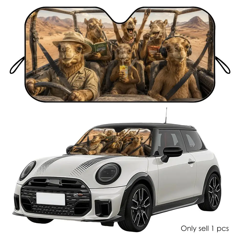 Camel Driving Travel Sun Visor Reusable Aluminum Foil Car Windshield Sun Visor UV Heat Insulation Cover Shade
Camel Driving Travel Sun Visor Reusable Aluminum Foil Car Windshield Sun Visor UV Heat Insulation Cover Shade
