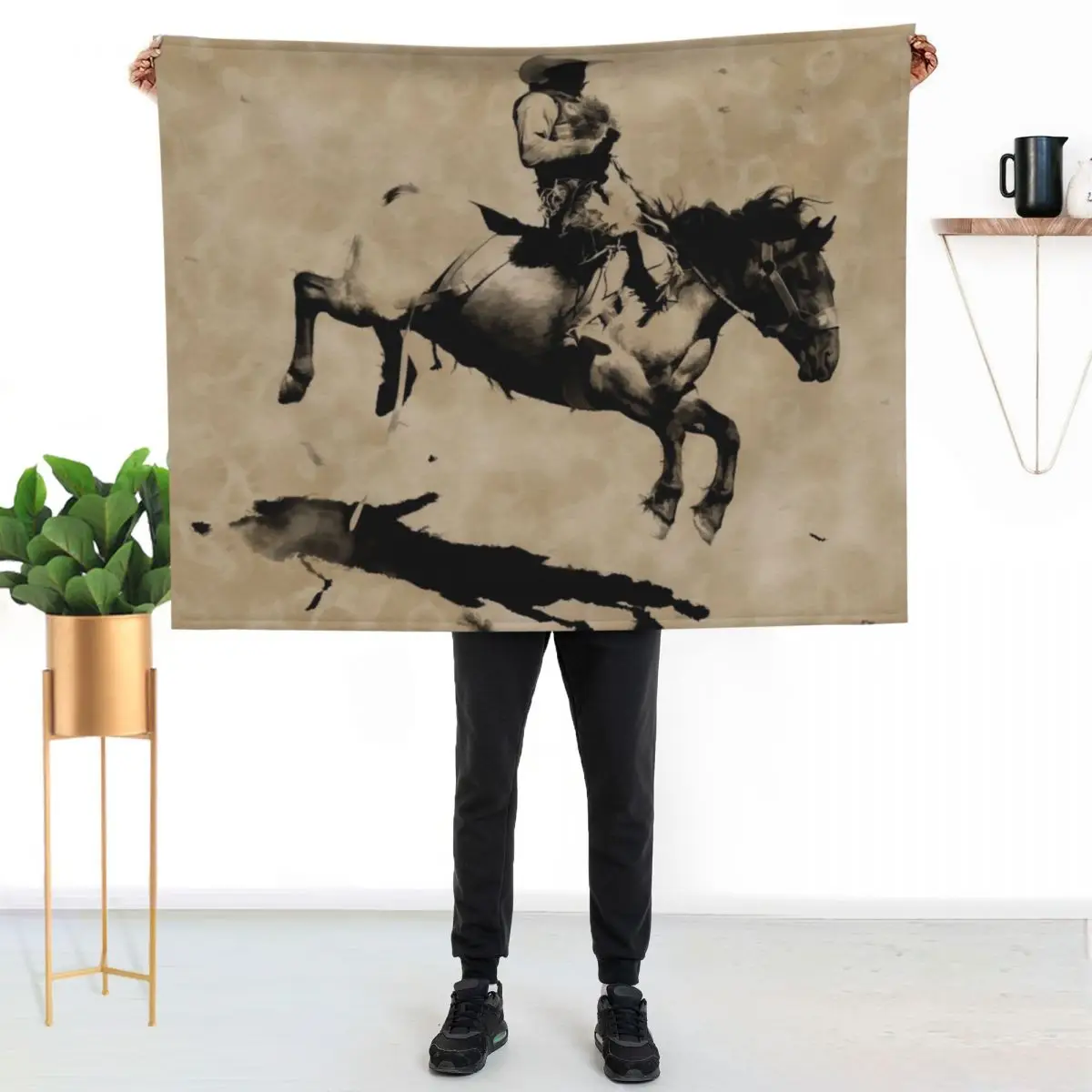 Bronco Rider - Rodeo Cowboy Throw Blanket Soft Warm Blanket Gift for Men Women Adults
Bronco Rider - Rodeo Cowboy Throw Blanket Soft Warm Blanket Gift for Men Women Adults