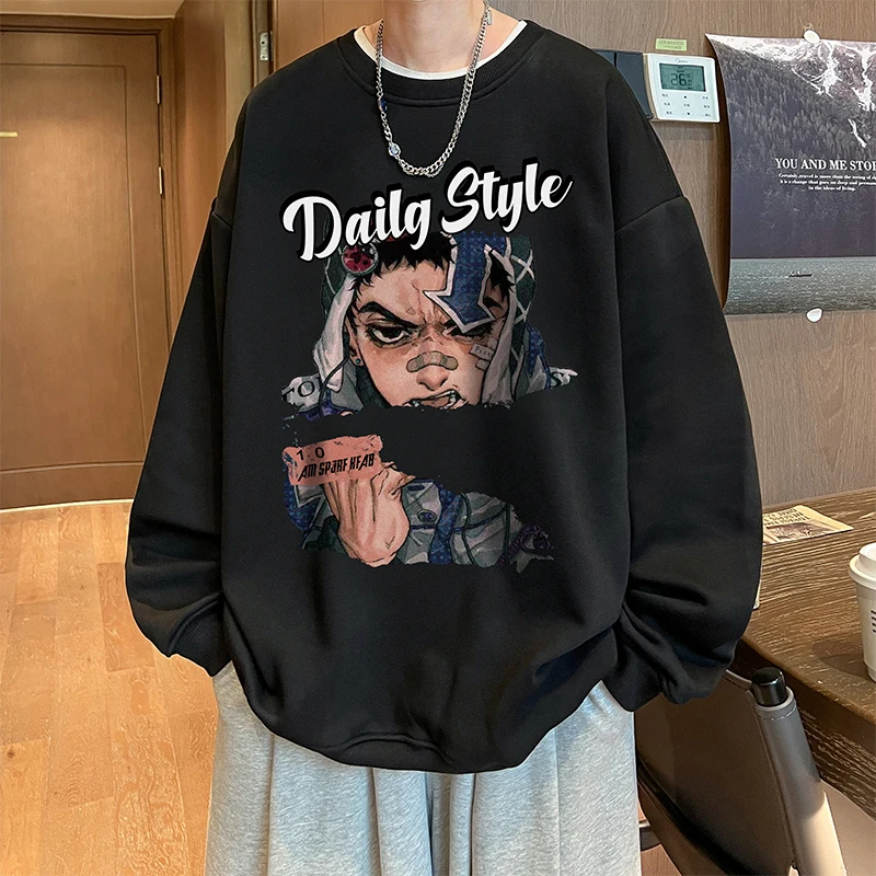 Мужской свитшот в стиле американского хип-хопа с круглым вырезом, весенне-осенний, плотный, оверсайз, с длинным рукавом, модный брендовый базовый слой
Мужской свитшот в стиле американского хип-хопа с круглым вырезом, весенне-осенний, плотный, оверсайз, с длинным рукавом, модный брендовый базовый слой