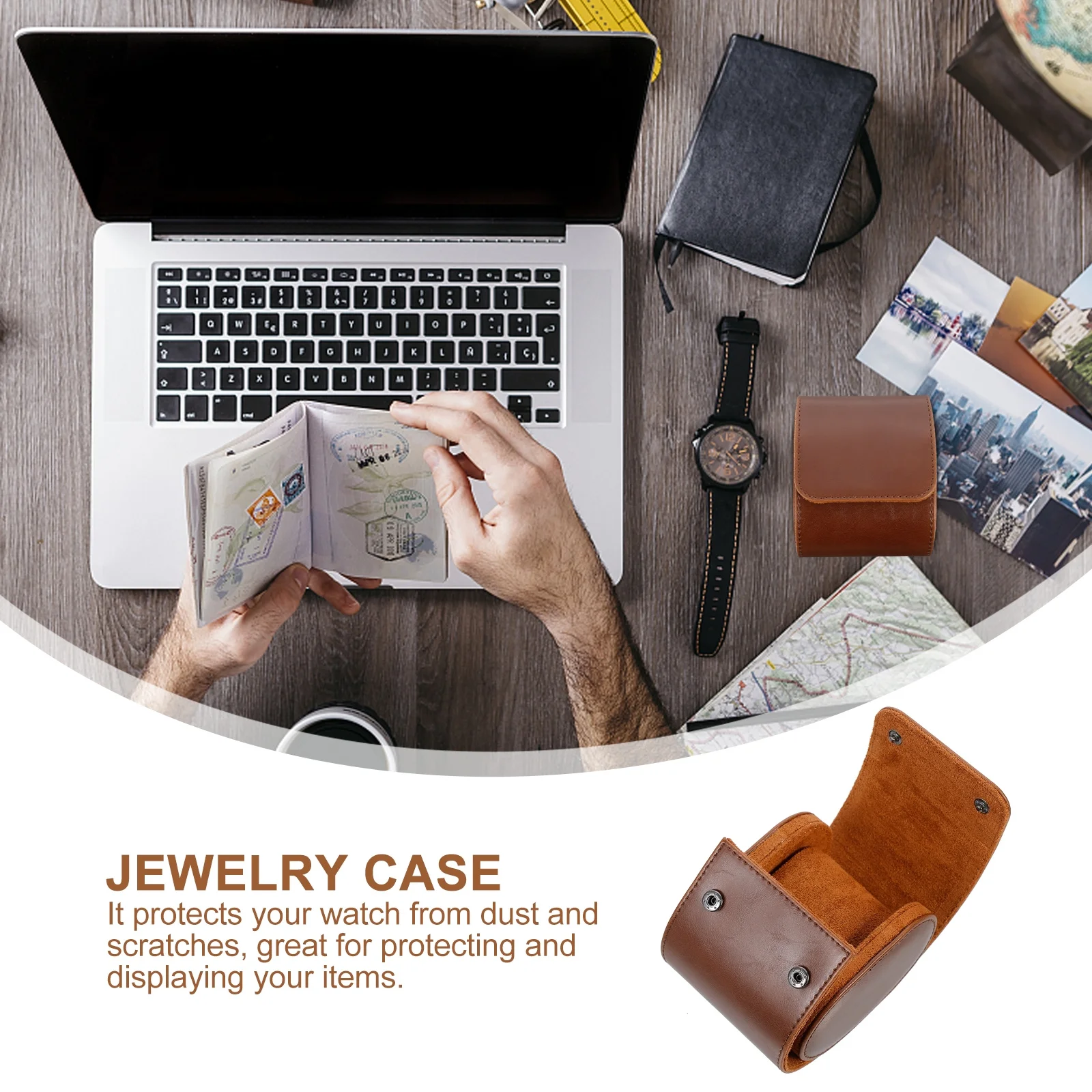 Watch Case PU Surface Single Watch Storage Box Lightweight Travel Organizer for Watches Jewelry Holder Scratch Proof
Watch Case PU Surface Single Watch Storage Box Lightweight Travel Organizer for Watches Jewelry Holder Scratch Proof