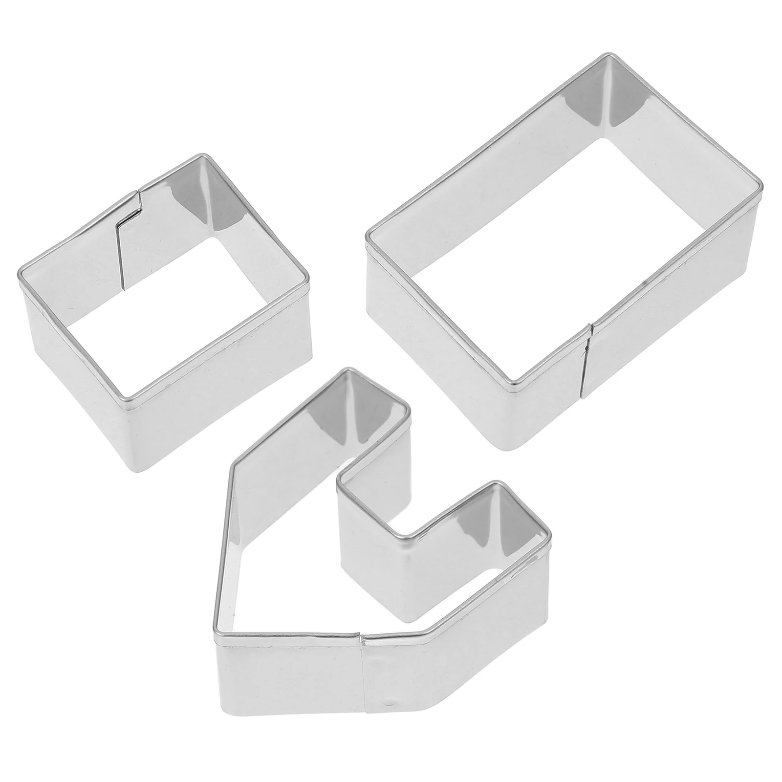 3 pcs Stainless Steel Biscuit Mold Set Christmas Cookie Cutters House Shape Baking Tools For Holiday Fondant Cake Mousse Pastry 
3 pcs Stainless Steel Biscuit Mold Set Christmas Cookie Cutters House Shape Baking Tools For Holiday Fondant Cake Mousse Pastry